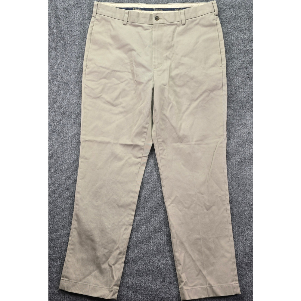 Brooks Brothers Pants Mens 35x30 Khaki Cotton Advantage Chino Clark Professional